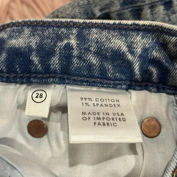 Grlfrnd Reed In Easy Street High Rise Slim Jeans Stone Wash - Picture 4 of 10